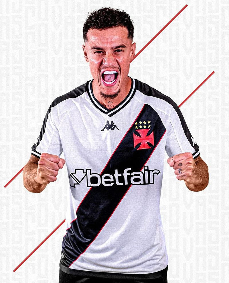 Camisa Do Vasco Branca 2024 C/N Coutinho 10