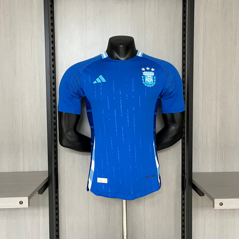 Camisa da Argentina Copa América azul versão Jogador 24/25