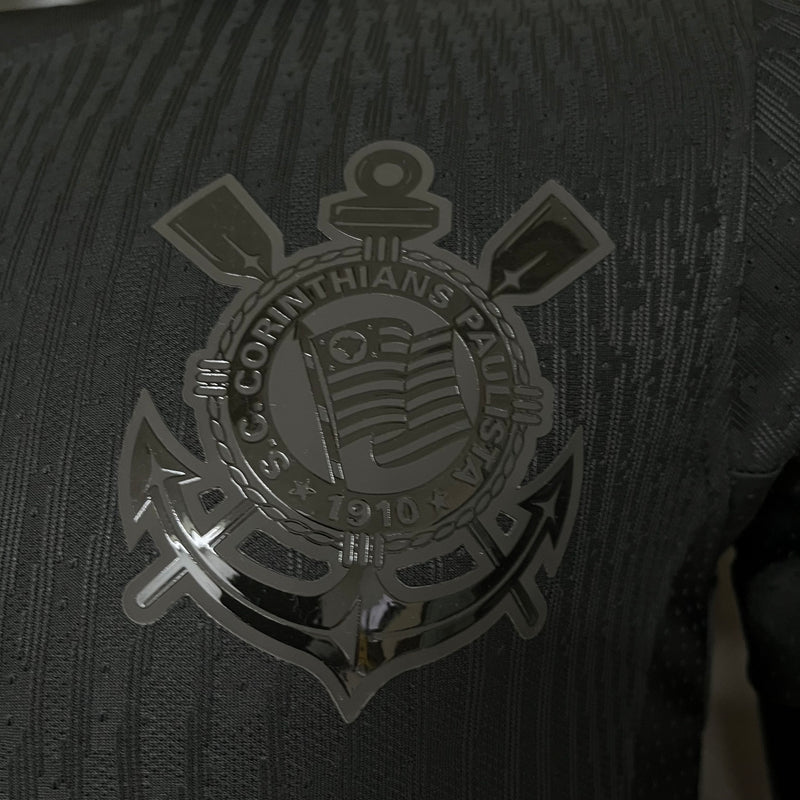 Camisa do Corinthians Versão Jogador Preta 2024/25