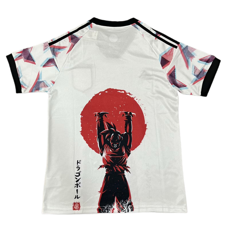 Camisa Do Japão Edição Especial Dragon Ball Z  Versão Torcedor - Branca