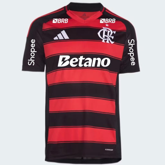 Camisa Adidas Flamengo 2025/26 I Com Patrocínios