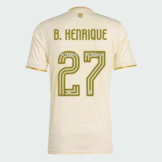 Camisa Adidas Flamengo 2025/26 III B. Henrique N° 27