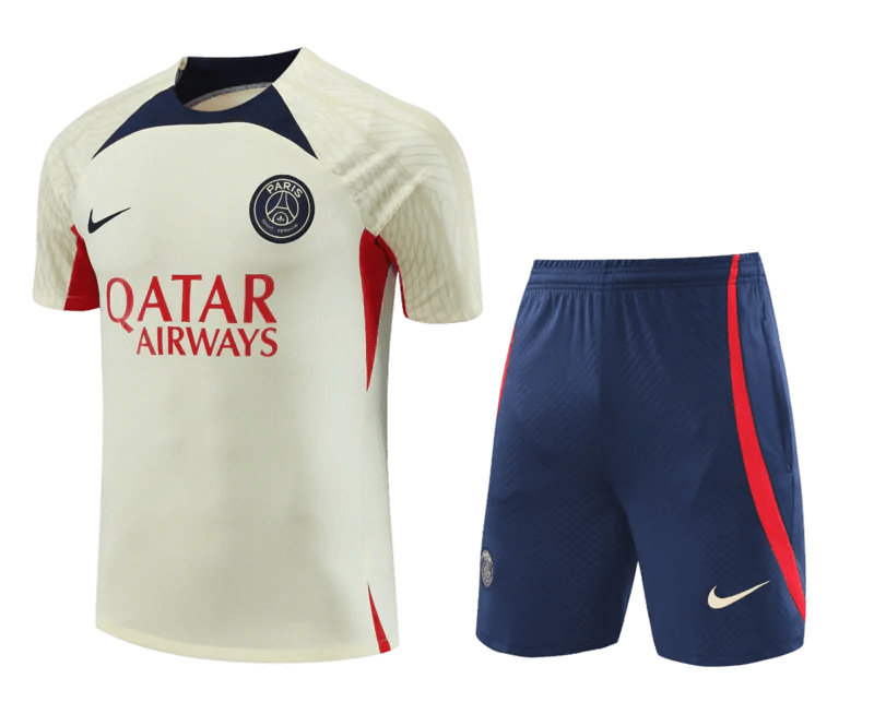 Conjunto de Treino do PSG 2023 Bege