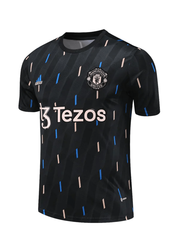 Conjunto de Treino Manchester United 2023 Preto e Azul