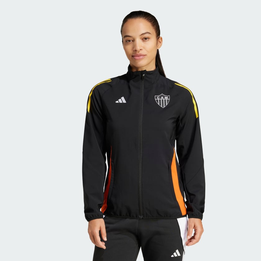 Jaqueta Feminina Apresentação Adidas Atlético Mineiro 2024/25 Tiro