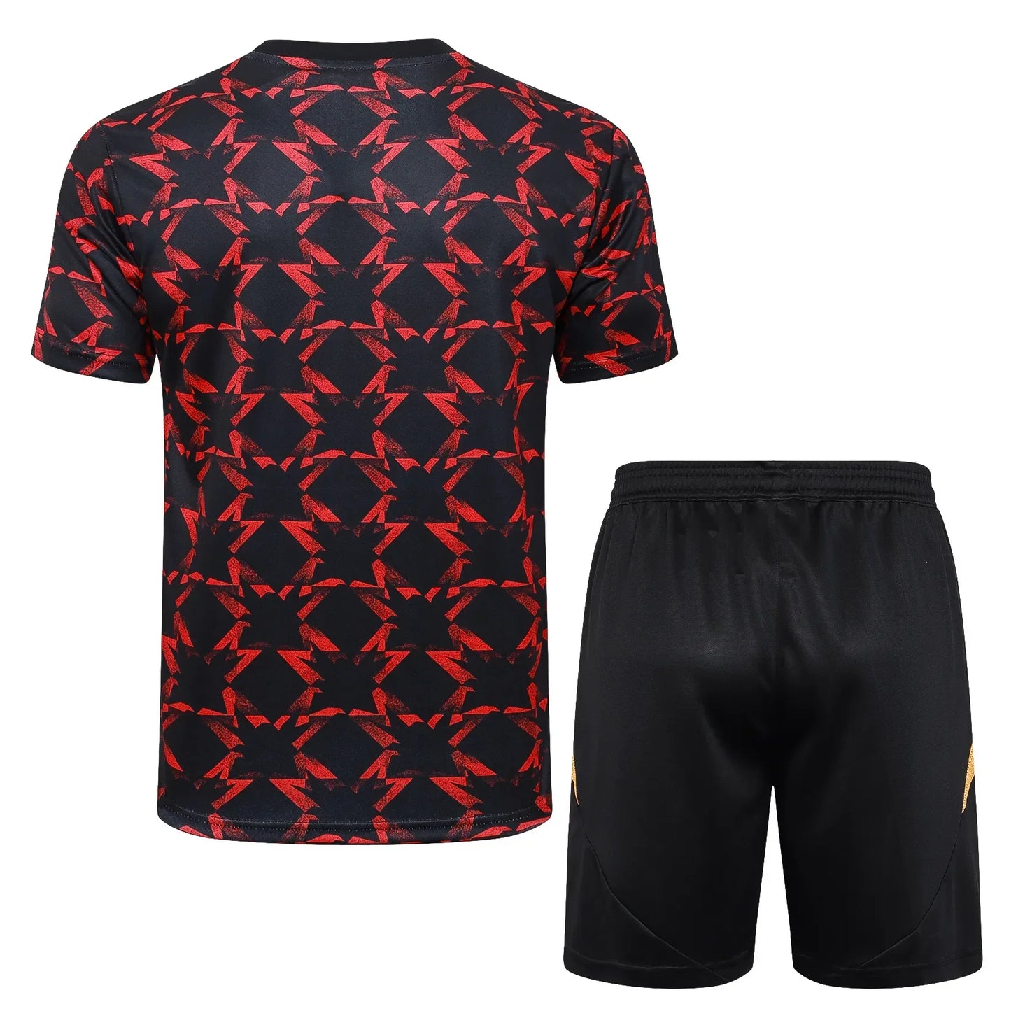Conjunto Manchester United Treino 24/25 - Vermelho e Preto