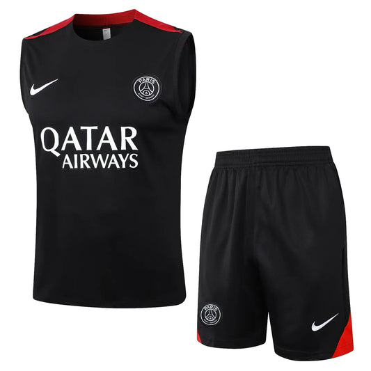 Conjunto PSG Treino Regata 24/25 - Preto