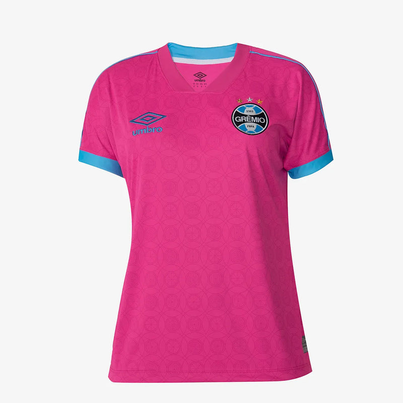 Camisa Feminina do Grêmio Outubro Rosa 2023/24