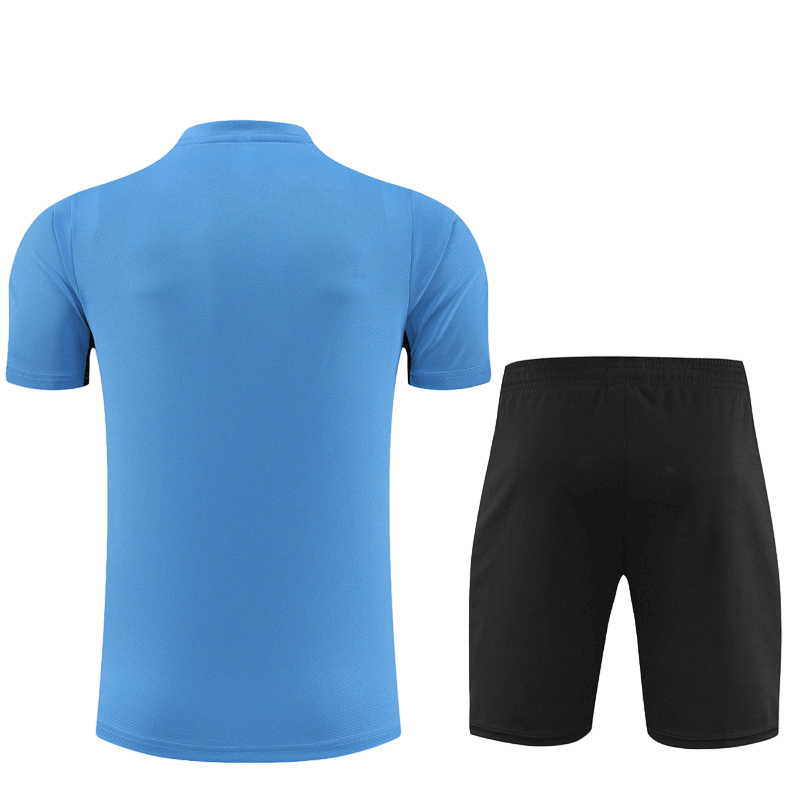 Conjunto de Treino PSG Camisa + Bermuda Azul/Preta 2023/24