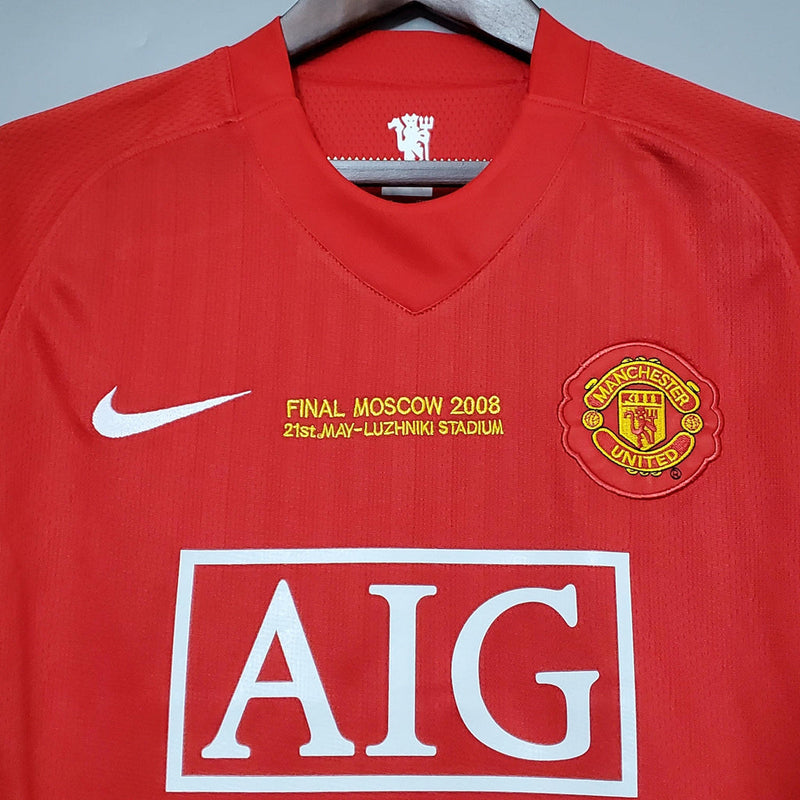 Camisa Manchester United Retrô 2007/08 Home