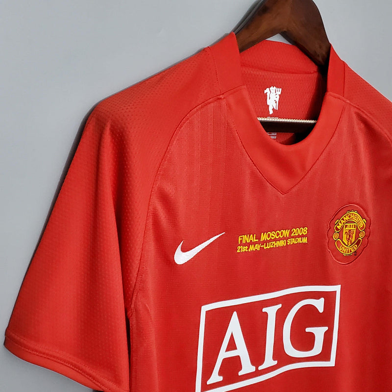 Camisa Manchester United Retrô 2007/08 Home