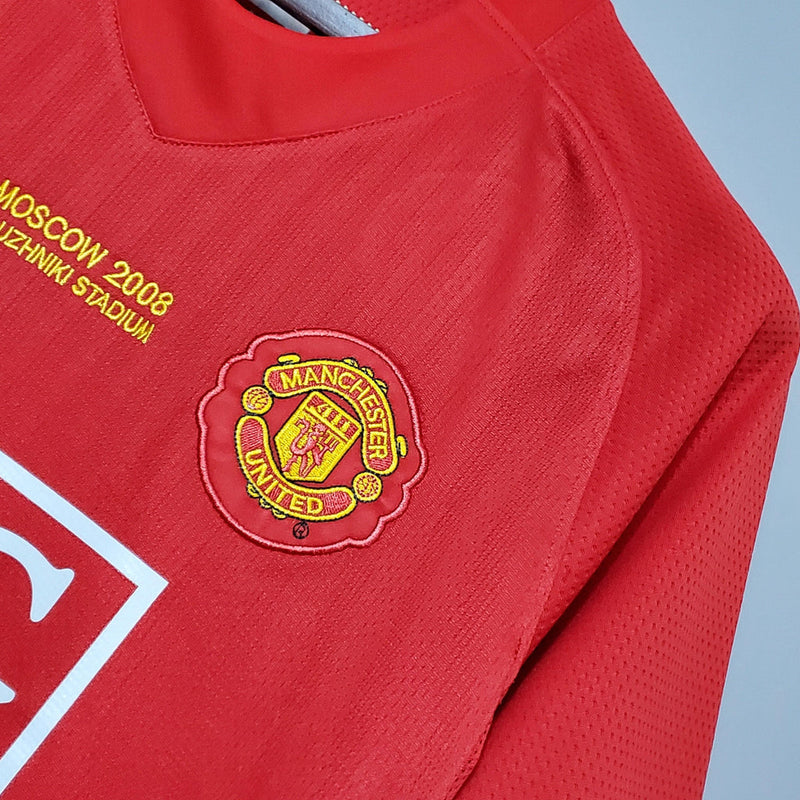 Camisa Manchester United Retrô 2007/08 Home