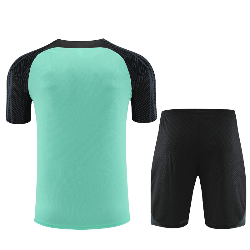 Conjunto Chelsea Treino Camisa/Short Verde/Preta 2023/24