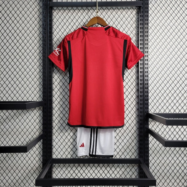 Kit Infantil Manchester United Home 23/24