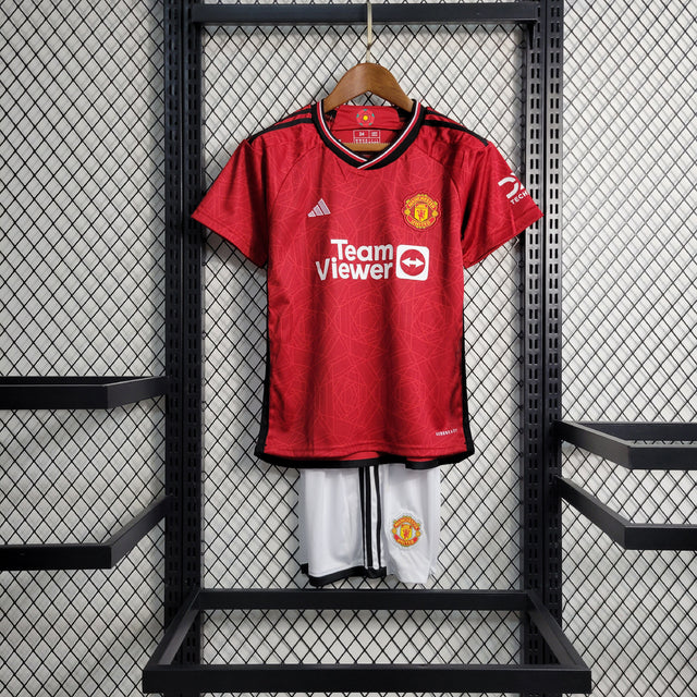 Kit Infantil Manchester United Home 23/24