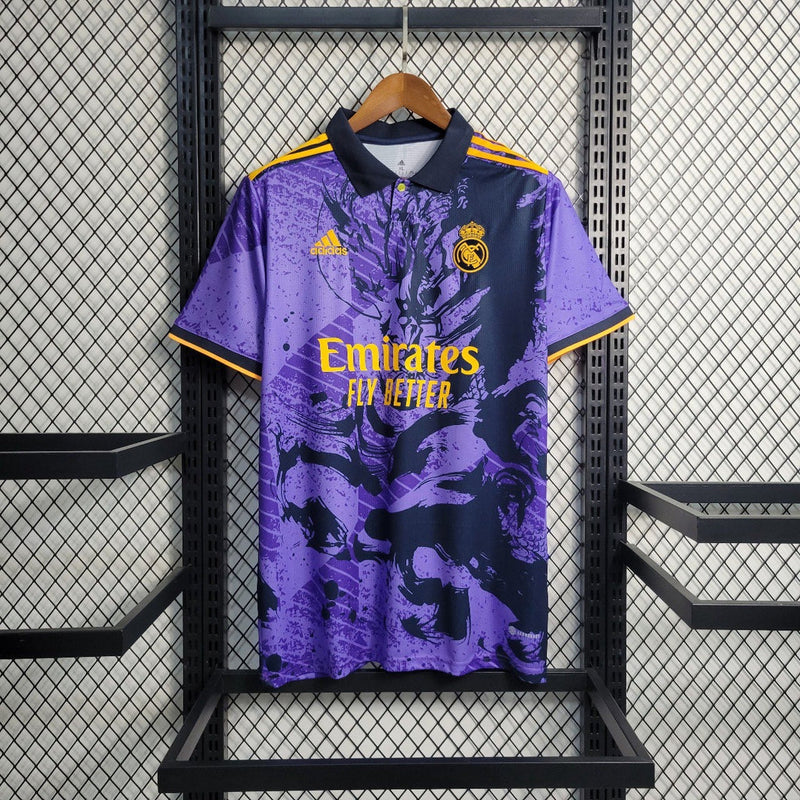 Camisa Real Madrid Chinese Dragon 2023/24 Roxa