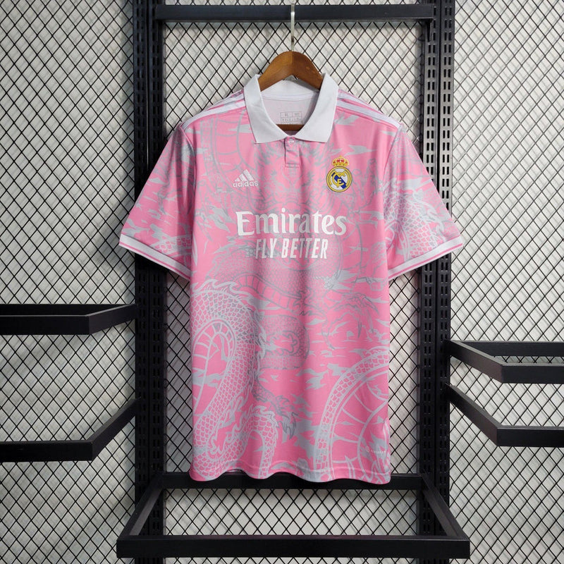 Camisa Real Madrid Chinese Dragon 2023/24 Rosa