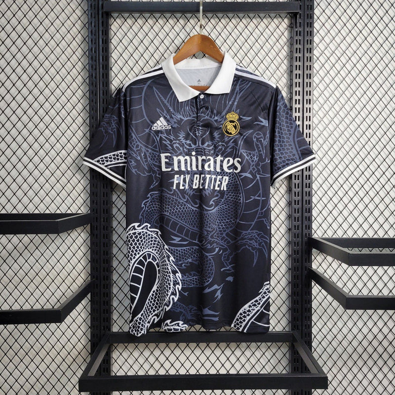 Camisa Real Madrid Chinese Dragon 2023/24 Preta