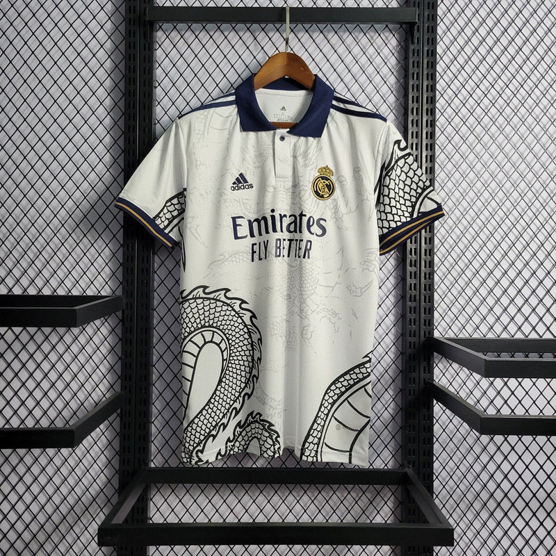 Camisa Real Madrid Chinese Dragon 2023/24 Branca