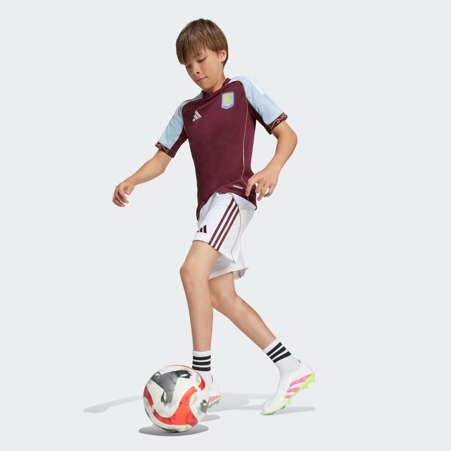 Conjunto Infantil Adidas Aston Villa 2025/26 I