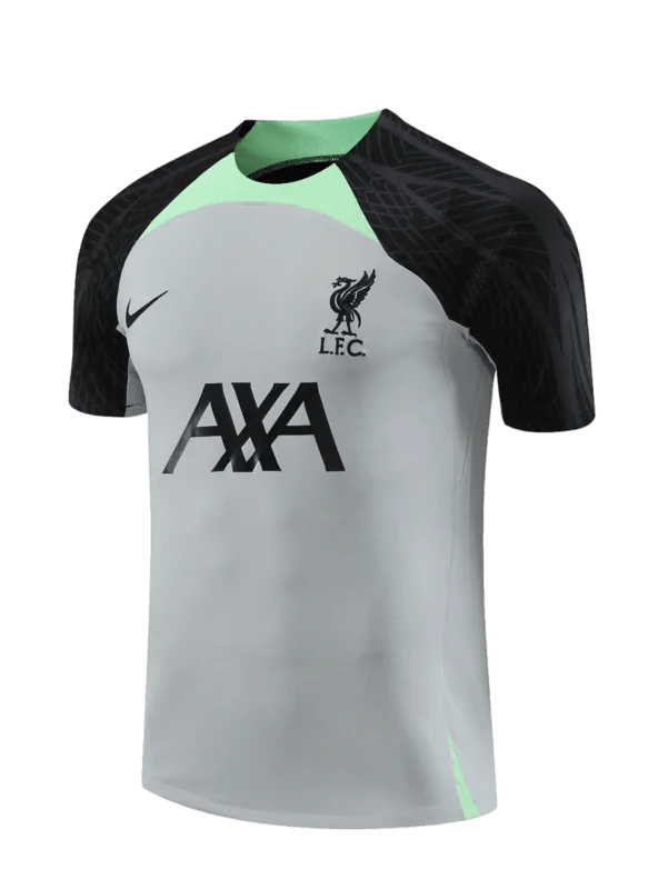 Conjunto de Treino Liverpool 2023 Preto e Branco