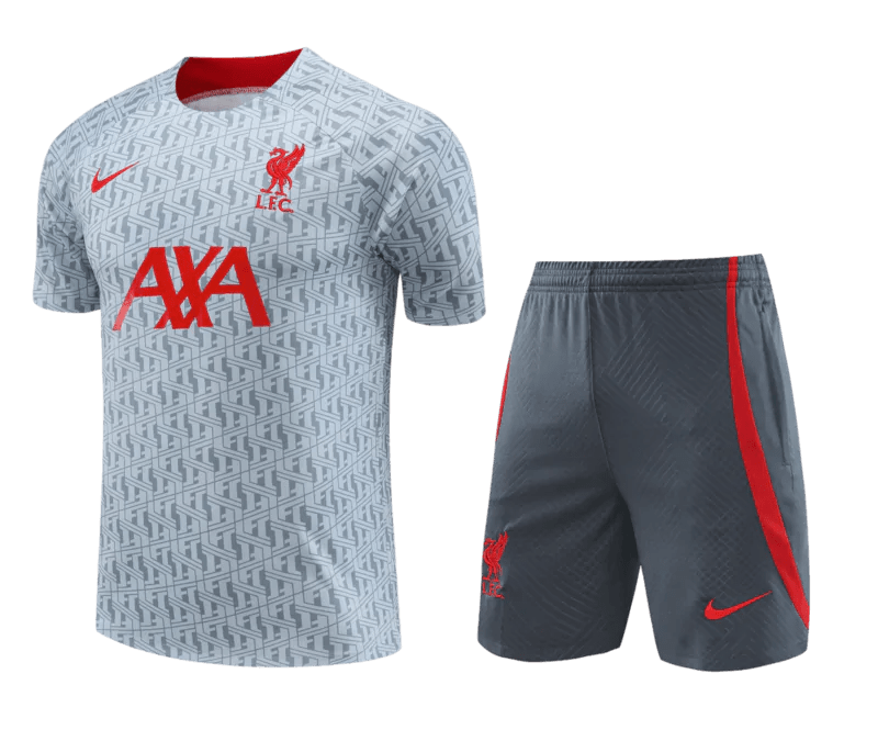 Conjunto de Treino Liverpool 2023 Cinza