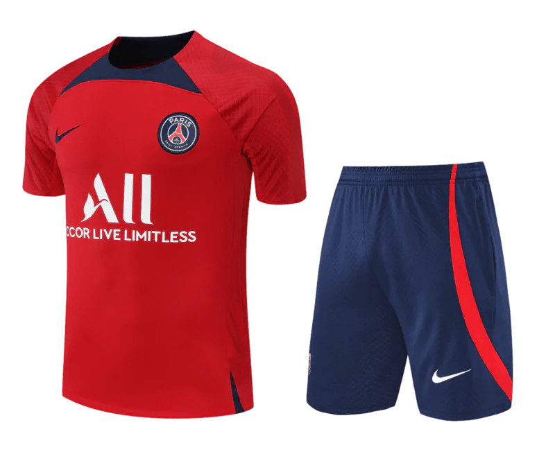 Conjunto de Treino do PSG 2022 Vermelho