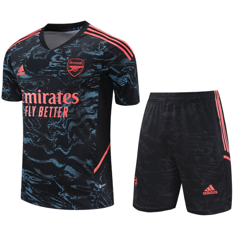 Conjunto de Treino Arsenal 2023 Preto e Azul