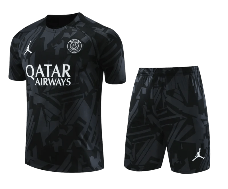 Conjunto de Treino do PSG 2023 Preto