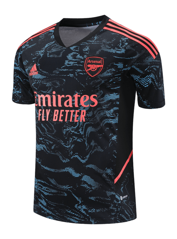 Conjunto de Treino Arsenal 2023 Preto e Azul