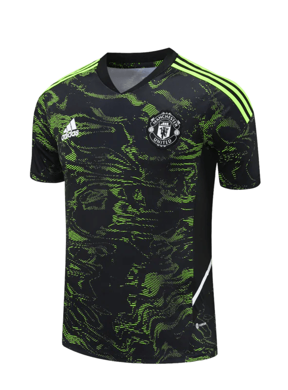 Conjunto de Treino Manchester United 2023 Verde e Preto