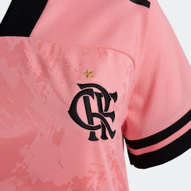 Camisa Feminina do Flamengo Outubro Rosa 2020/21