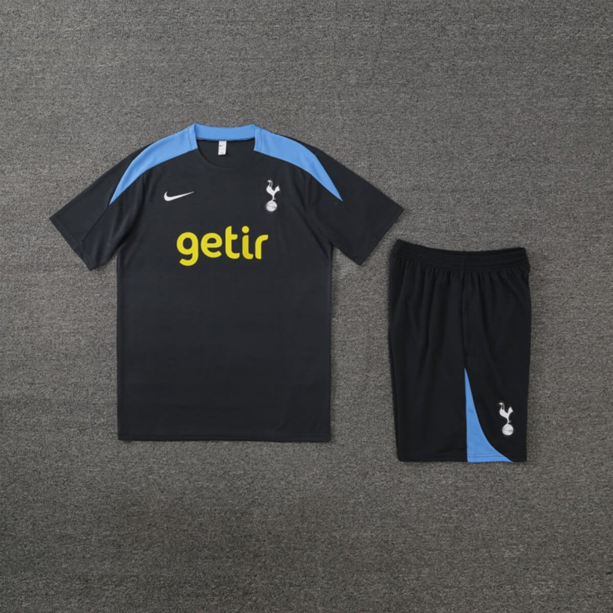 Kit Short e Camisa Tottenham Treino Azul Escuro 2024/25
