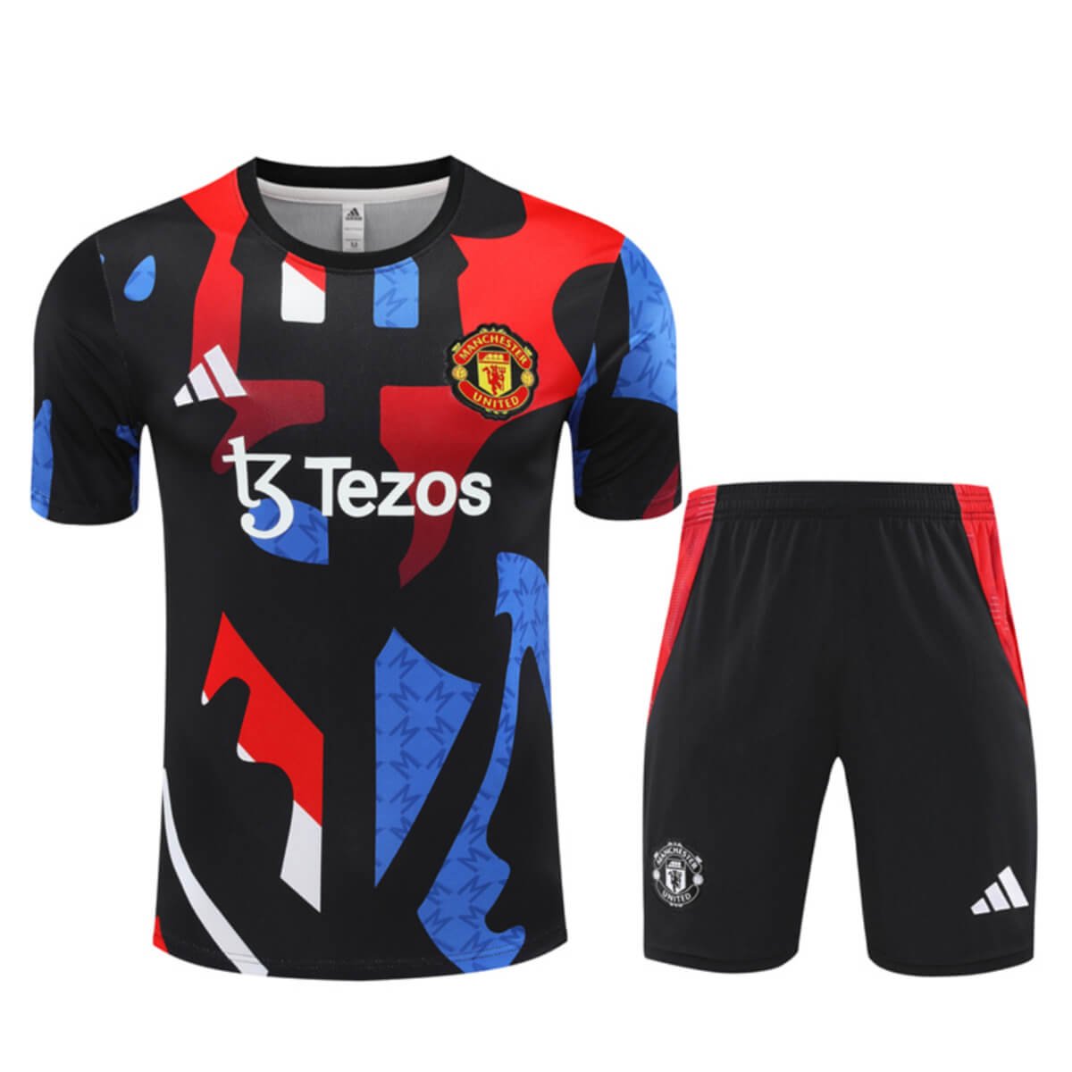 Kit Short e Camisa Manchester United Treino Retalho 2024/25