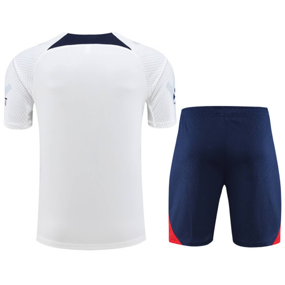 Conjunto PSG Treino Camisa e Short Branca/Azul 2022/23