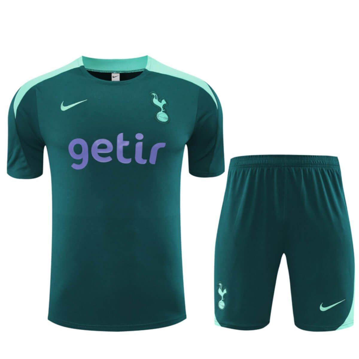 Kit Short e Camisa Tottenham Treino Verde 202/25