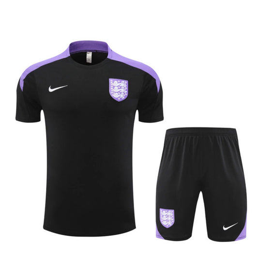 Kit Short e Camisa Inglaterra Treino Preto 2024/25