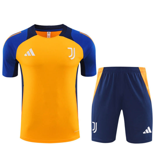 Kit Short e Camisa Juventus Treino Laranja 2024/25