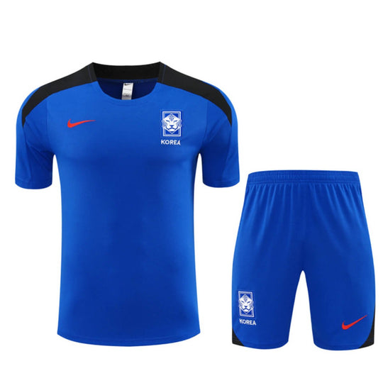 Kit Short e Camisa Coréia do Sul Treino Azul 2024/25