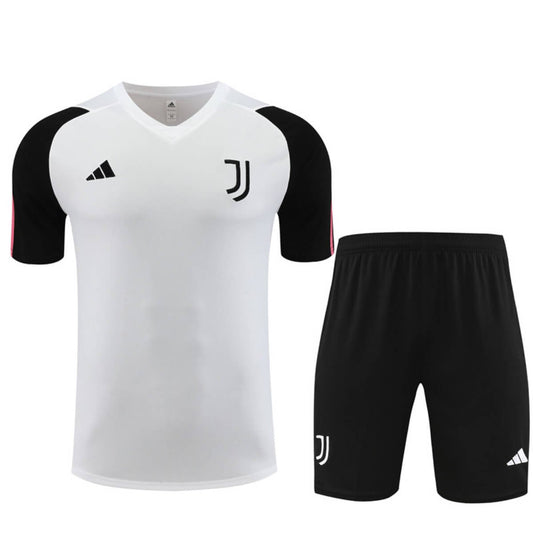 Kit Short e Camisa Juventus Treino Branco 2023/24