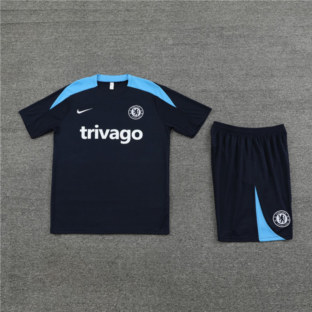 Conjunto Chelsea Treino Camisa e Short Azul 2024/25