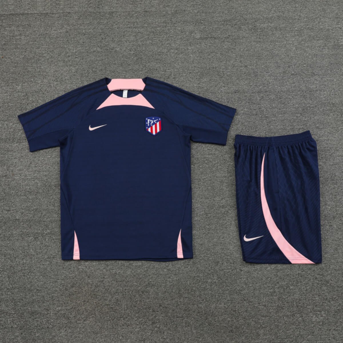 Kit Short e Camisa Atlético de Madrid Treino Azul Escuro 2024/25