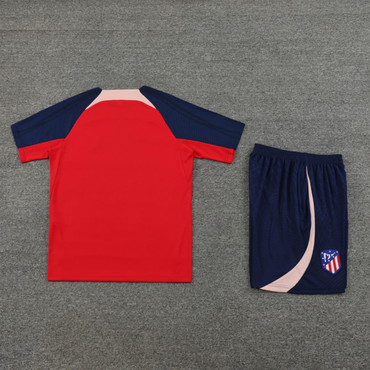 Kit Short e Camisa Atlético de Madrid Treino Vermelho 2023/24