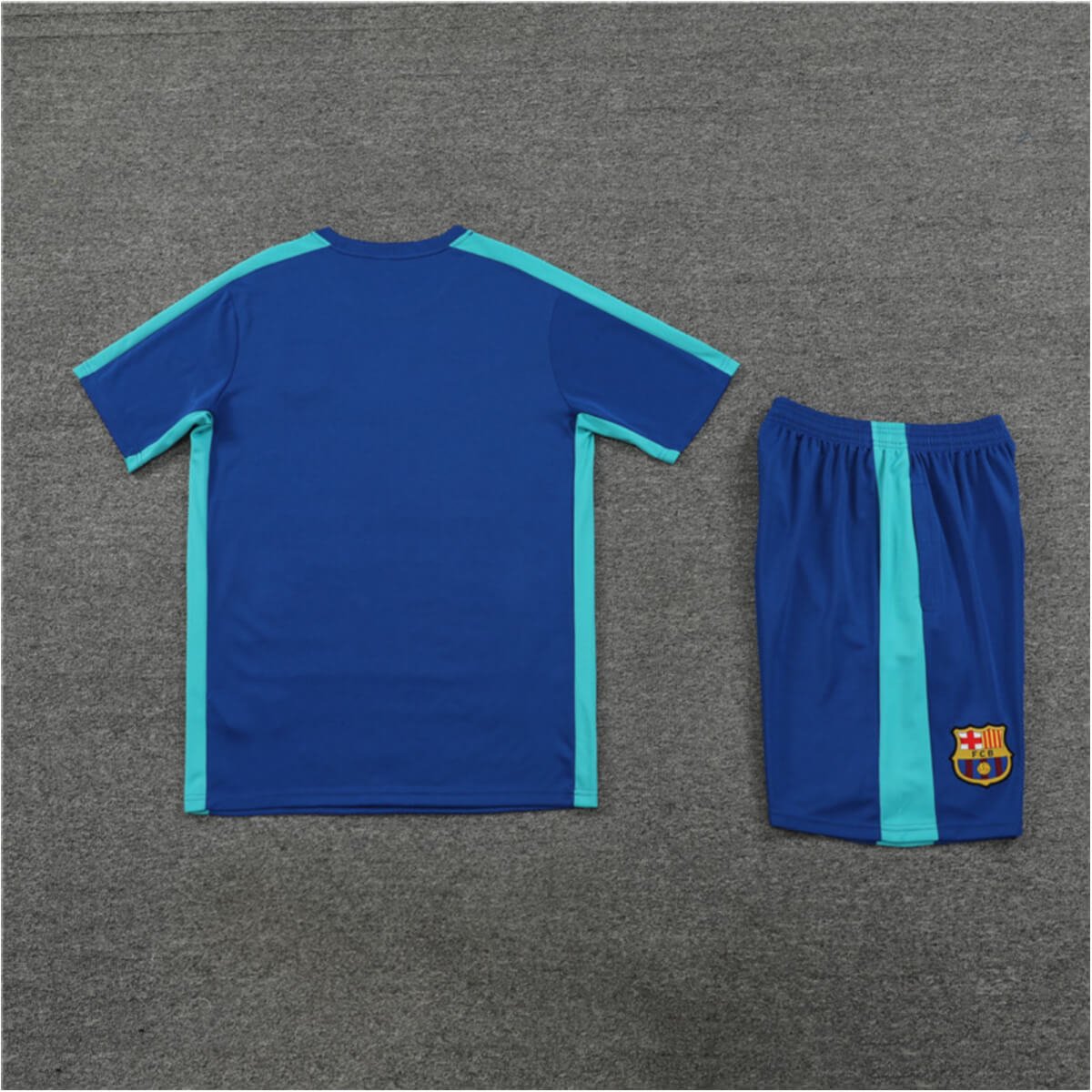 Conjunto Barcelona Treino Camisa e Short Azul 2023/24