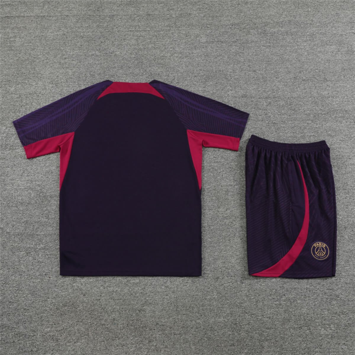 Conjunto PSG Treino Camisa e Short Vinho/Roxo 2023/24