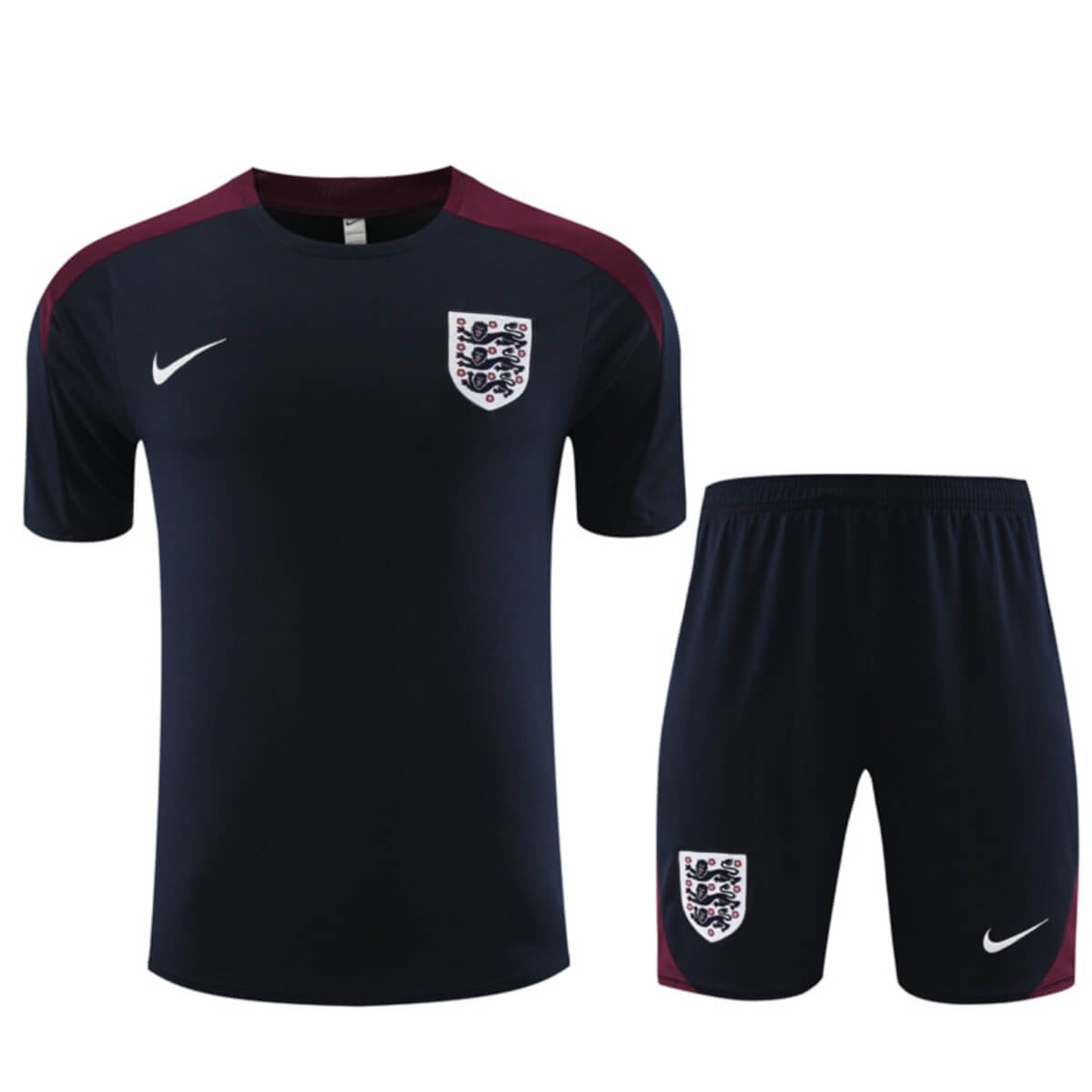 Kit Short e Camisa Inglaterra Treino Azul Escuro 2024/25