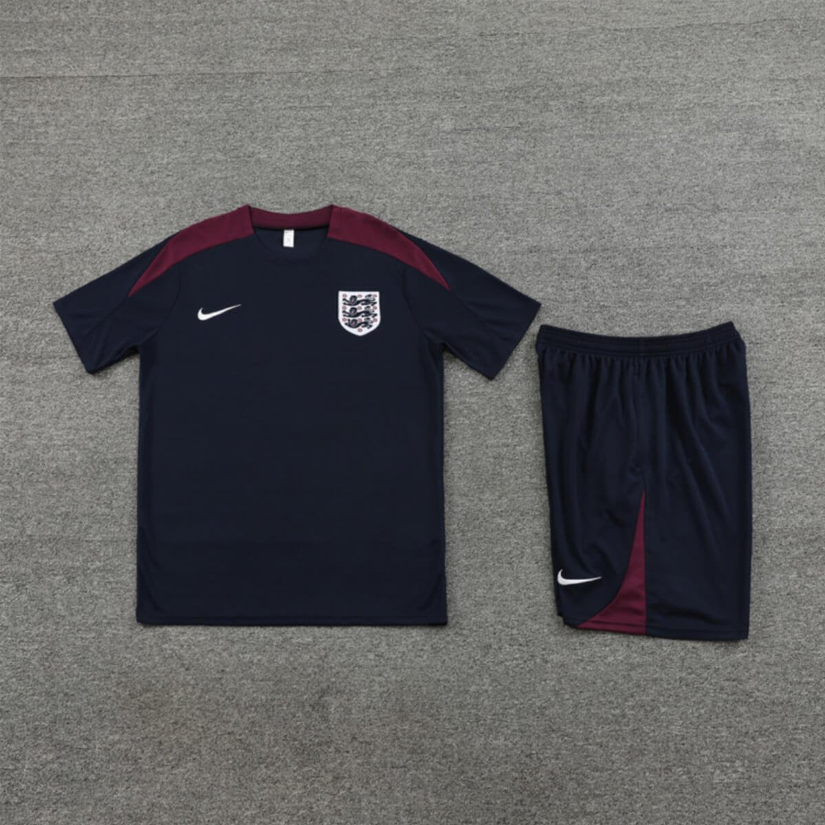 Kit Short e Camisa Inglaterra Treino Azul Escuro 2024/25