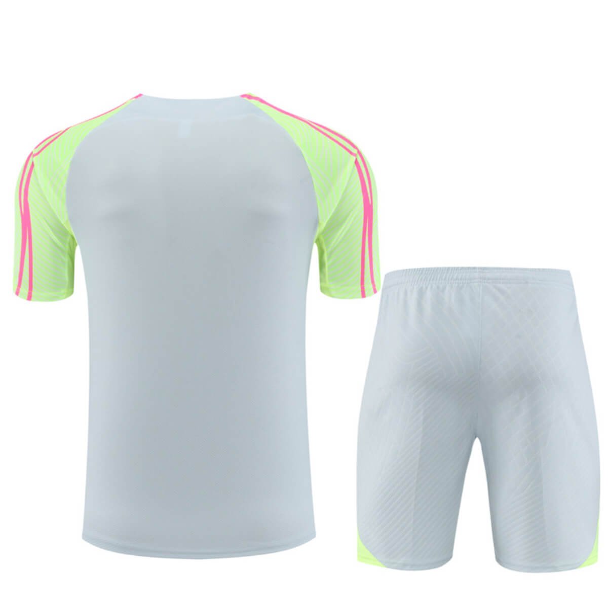 Conjunto PSG Treino Camisa e Short Cinza/Verde 2023/24