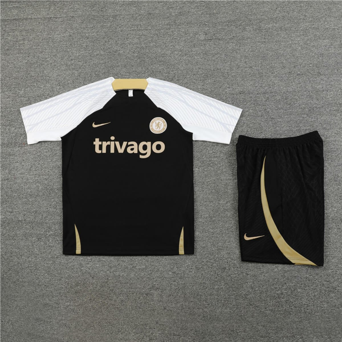 Conjunto Chelsea Treino Camisa e Short Rosa 2023/24