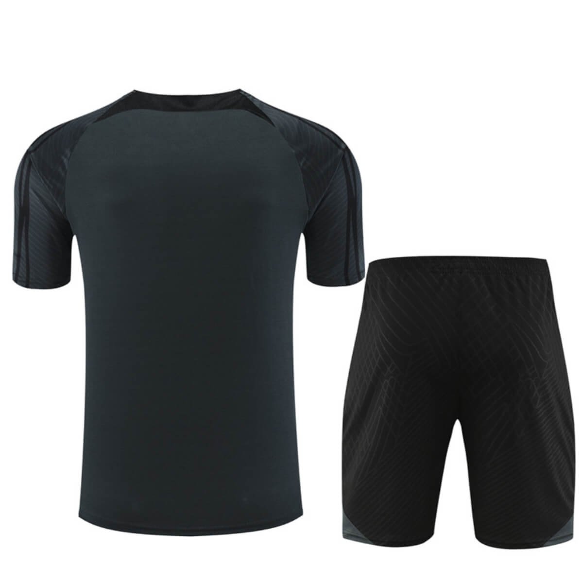 Conjunto PSG Treino Camisa e Short Preta 2023/24